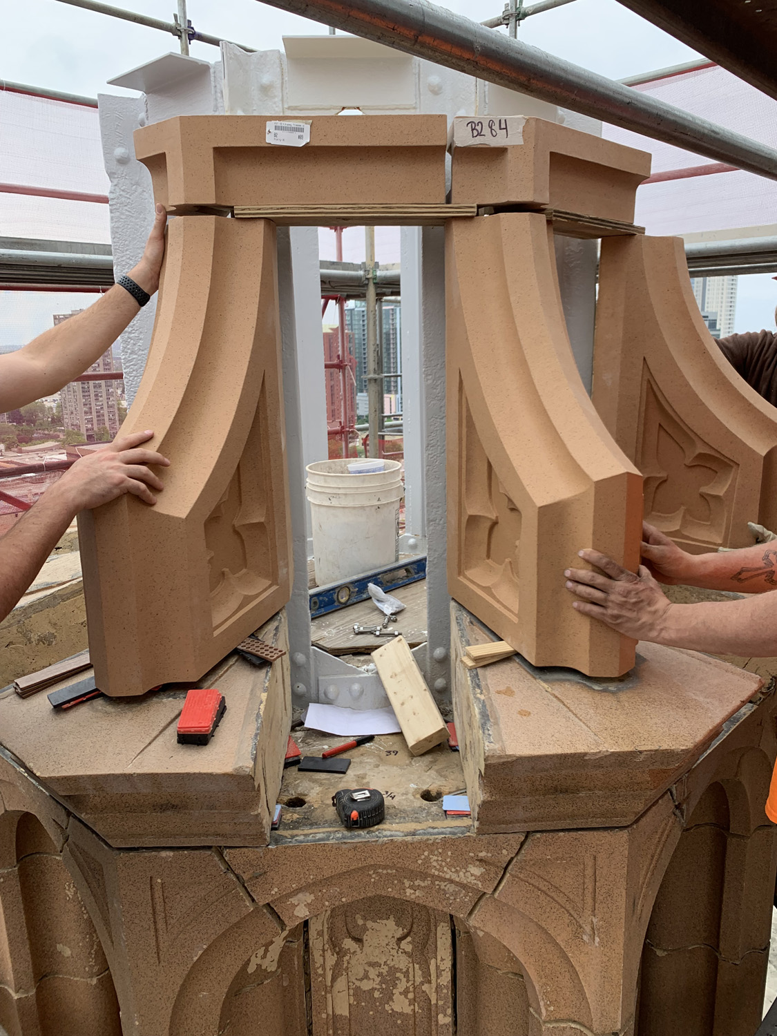 restoration of intricate building elements